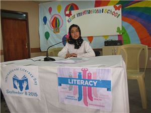 Celebrates International Literacy Day
